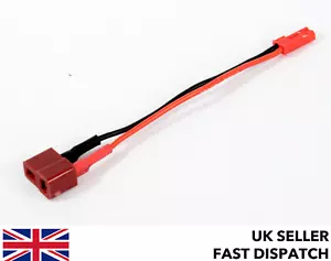 Deans Female T-Plug to JST Female Connector/Adaptor Power Distribution Cable RC - Picture 1 of 5