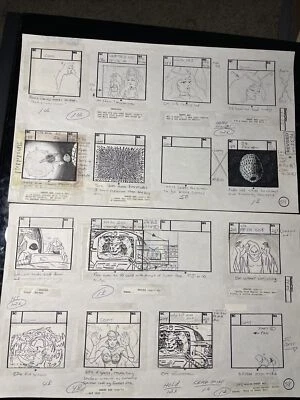 SHE-RA ANIMACIÓN CEL ART FILMACIÓN MOTU Storyboards De Colección Dibujos Animados He-Man SR3 Foto 1 de 4