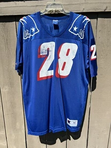 Vintage New England Patriots Curtis Martin Champion NFL Made USA Jersey XL - 48 - Picture 1 of 11
