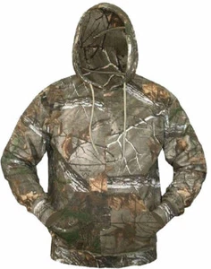 Mens Hunters Oak Camo Overhead Hoody Gents Fishing Shooting Cotton Hooded Jumper - Picture 1 of 5