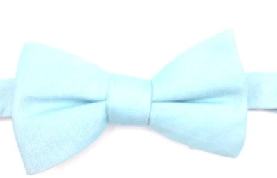 $100 Alfani Men`S Solid Blue Tuxedo Formal Bow Tie Classic Adjustable Bowtie - Image 1 of 4