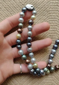 Honora multicolor pearl necklace 18" - Picture 1 of 4