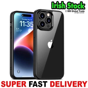 CLEAR Back CASE Cover Protector for iPhone 16 15 14 13 12 11 7 8 SE Max Pro - Zdjęcie 1 z 78