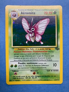US Seller- French Pokemon Holo Venomoth (Aeromite) – Jungle Set 13/64 – LP - Picture 1 of 3