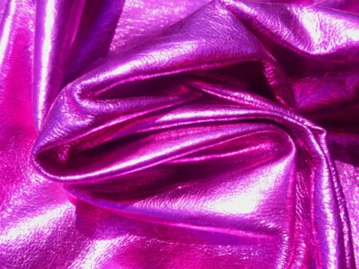 Lambskin leather hide XXL Metallic Fuschia Super Silky drapey soft Sassy & Sexy - Image 1 of 4