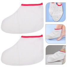 1 Pair Paraffin Foot Covers Spa Paraffin Wax Bath Foot Liners Fabric Booties