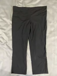 Markenlose Scrub Hose Größe M sattes Schwarz Kordelzug Taille Gesäßtasche Karriere - Bild 1 von 5
