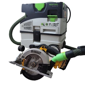 Dewalt DCS391 18v Circular Saw Locking Vacuum Adaptor for Festool CT27 Hose - Picture 1 of 5