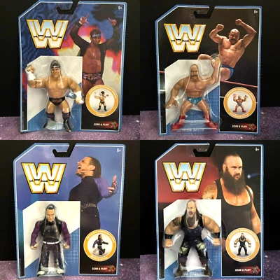 WWE Mattel RETRO Series 8 Set JEFF HARDY ZACK RYDER BRAUN STROWMAN IRON SHEIK - Image 1 of 4