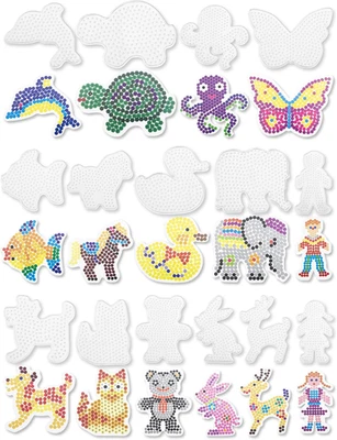 15 PIEZAS 5Mm Fusibles Cuentas Tableros Plástico Transparente Cuentas Fusibles Tableros de Clavijas para Niños Hágalo Usted Mismo Cra Foto 1 de 4