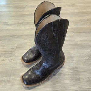 Roper Westernstiefel Damen 9,5 metallic braun Cowboy bestickt Leder gebraucht, in einwandfreiem Zustand - Bild 1 von 15