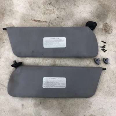 1993-1998 Jeep Grand Cherokee Sun Visor Set Left Right Driver Passenger OEM - Image 1 of 4