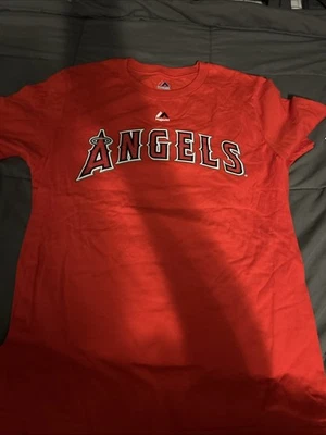 Camiseta Los Angeles Angels Albert Pujols Majestic tamanho juvenil grande - Imagem 1 de 3