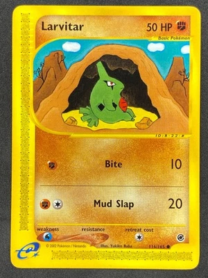 Pokémon Larvitar 116/165 EX Expedition LP/NM - Image 1 of 2
