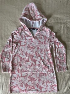 Lands End Palm Tree Cover Up Set Hooded Cover Up With Pants Size 8 - Picture 1 of 3