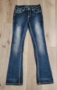 Grace in LA Easy Fit Bootcut Jeans Damen bestickt Größe 26 - Bild 1 von 6