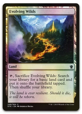 Evolving Wilds #248 (Foil) (NM) Dragons of Tarkir DTK Magic MTG - Image 1 of 2