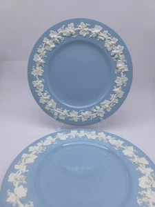 Set of 2Wedgwood Queensware Cream on Blue Lavender Dinner Plates - Picture 1 of 10