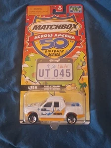 Matchbox Across America 50th Birthday Utah Ford Explorer - Picture 1 of 2