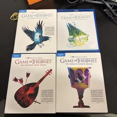 Game Of Thrones: Season 1-4  (Blu-ray, Limited Edition) In Sleeve - Image 1 of 3