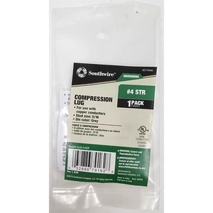 Southwire #4 STR Electrical Wire Compression Lug - Picture 1 of 2