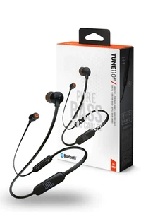 JBL T110BT Pure Bass InEar Bluetooth Wireless Earphone with Mic - Black [AU STK] - Bild 1 von 7