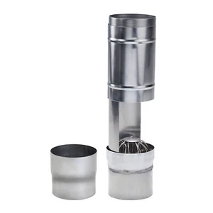 Fallrohrfilter Zink mit Sieb DN 120 Laubabscheider inklusive Rohradapter - Bild 1 von 5