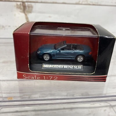 1/72 YAT MING MERCEDES-BENZ SL55 ROADSTER GRAY/BLUE - Image 1 of 4