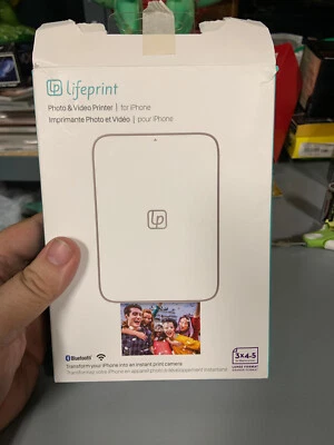 Lifeprint - Iphone Printer- Large Format 3x4.5 LP002-1 WHT - Image 1 of 4