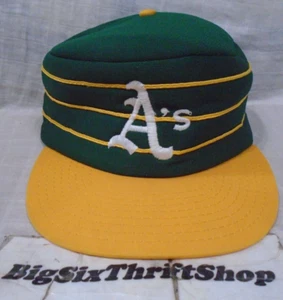 De colección Oakland Athletics A's MLB Tres Rayas Pastillero Gemelos Snapback Gorra Gorra - Imagen 1 de 5
