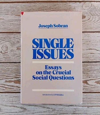 Отдельные выпуски книга HCDJ Джозеф Собран эссе по важным социальным вопросам 1983 - Изображение 1 из 4