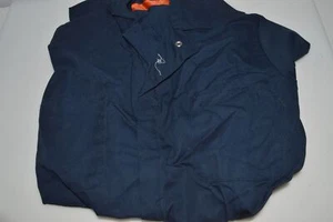 ^^ RED KAP CT10NV4 TWILL ACTION BACK COVERALLS NAVY 38-RG -- NEW (HRT79) - Picture 1 of 3