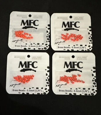 PREMIUM CUENTAS NARANJAS material de atado de pesca con mosca MFC -100 Foto 1 de 3