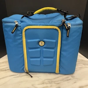 6 Pack Fitness Bag Six Pack Travel Innovator 6 Meal Prep Gym Bag Blue - Picture 1 of 13