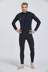Top Quality Men's Wetsuits 3mm Neoprene, Full Body Diving Snorkeling Suit NEW - Picture 1 of 7