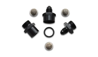 Vibrant Inline Fuel/Oil Filter Set Size -6AN Includes 3 filters 30/80/150 Micron - Image 1 of 3