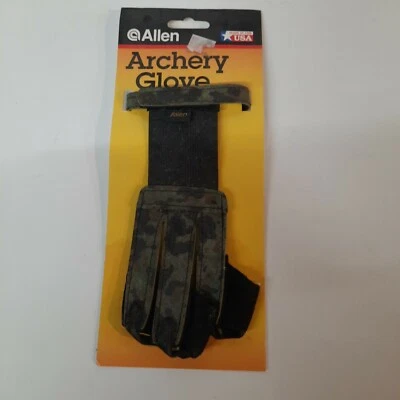 Allen Archery Glove XL Damascus Style Camouflage K6240 USA Made Triple Finger - Image 1 of 2