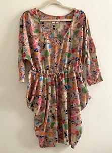 Mia Christopher Anthropologie Dolman Sleeves Astract Dress - Medium - Picture 1 of 10