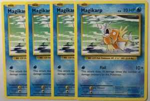 POKEMON 4X MAGIKARP LV.8 33/108 XY EVOLUTIONS COMMUN PRESQUE COMME NEUF - Photo 1/1