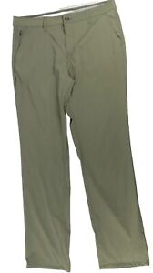 Weatherproof Vintage Khaki Green Straight Leg Multi Pockets Pants 38 x34 Mens