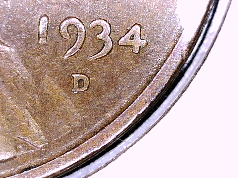 1934 D/D LINCOLN WHEAT CENT ERROR VARIETY FS-503 Cover