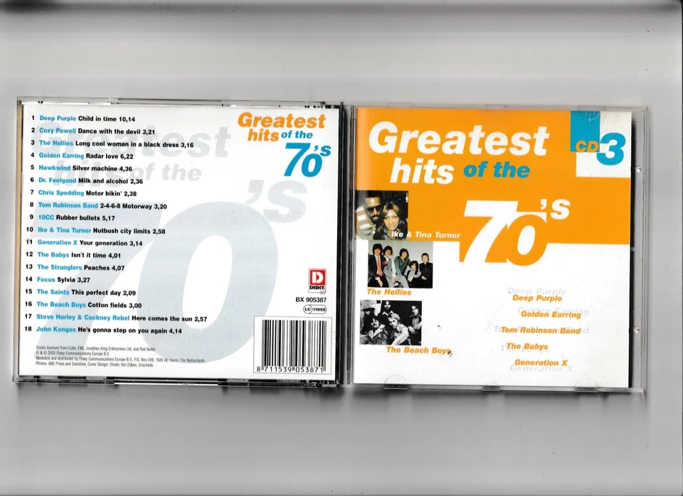 CD - Greatest hits of the 70`s - CD 3 - Bild 1 von 1