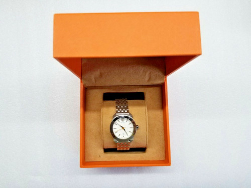 OROLOGIO DONNA TORY BURCH WHITNEY QUADRANTE AVORIO DATA ACCIAIO ST TRB8001 NUOVO DISPLAY