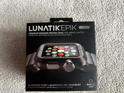 Apple Watch Lunatik Epik black metal bracelet  - Image 1 of 4