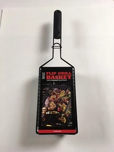FLIP GRILL BASKET BY BACKYARD GRILL - NON STICK SURFACE - NEW - Picture 1 of 9
