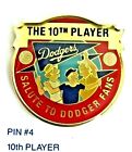 1992 Unocal 76 #4 Pin Baseball 10th Player Salute to Dodger Fans