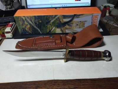 MARBLE'S JET PILOT SURVIVAL KNIFE  6" COMMERCIAL BRIGHT BLADE  RARE!! - Image 1 of 4