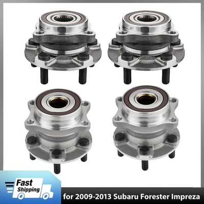 4X Front & Rear Wheel Bearing Hubs Assembly for 2008-2013 Subaru Impreza 2.5L - Image 1 of 4