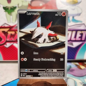 Larvesta 196/191 Illustration Rare - Surging Sparks - Pokemon TCG - SHIPS FAST - Picture 1 of 2