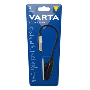 Varta Libro Luce 9 Lm batteries Incluso Cr 2032 Manico Clip LED Flessibile Nuovo - Zdjęcie 1 z 2